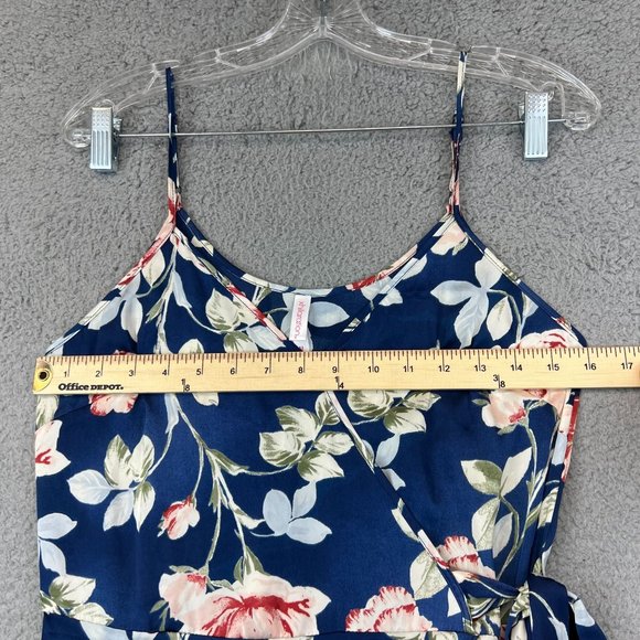 Xhilaration Maxi Strap Dress Womens M Floral - Picture 4 of 9